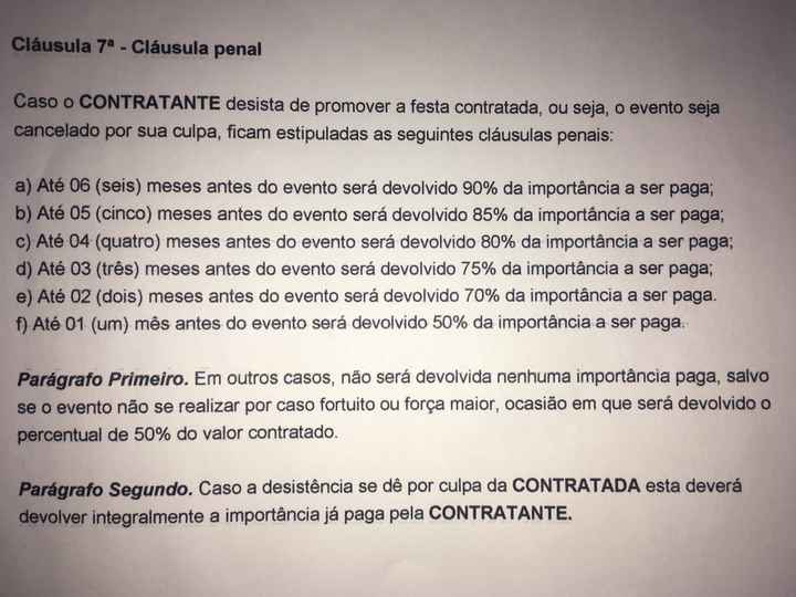 Cancelamento de contratos - 6