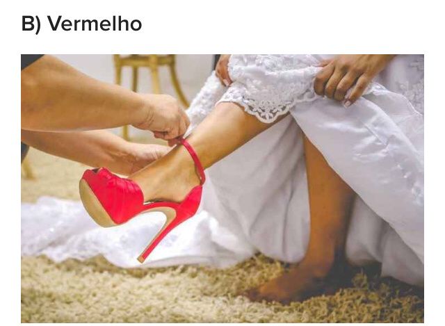 Que sapato colorido você escolheria para o dia C? - 1