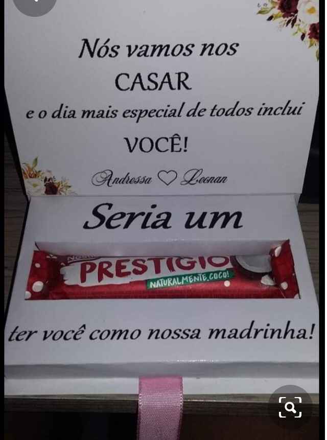 Pré convite padrinhos & madrinhas 💝 - 1