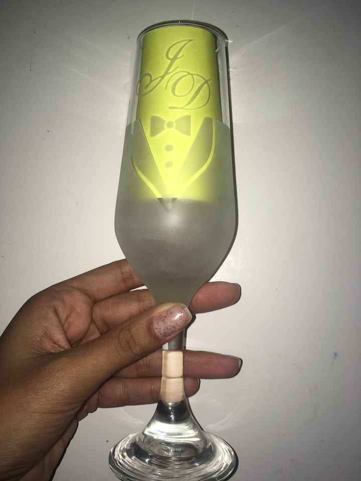 Taça e espátula personalizada - 1