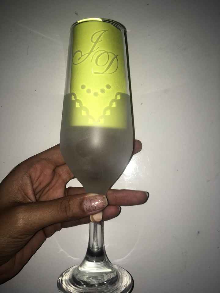 Taça e espátula personalizada - 2
