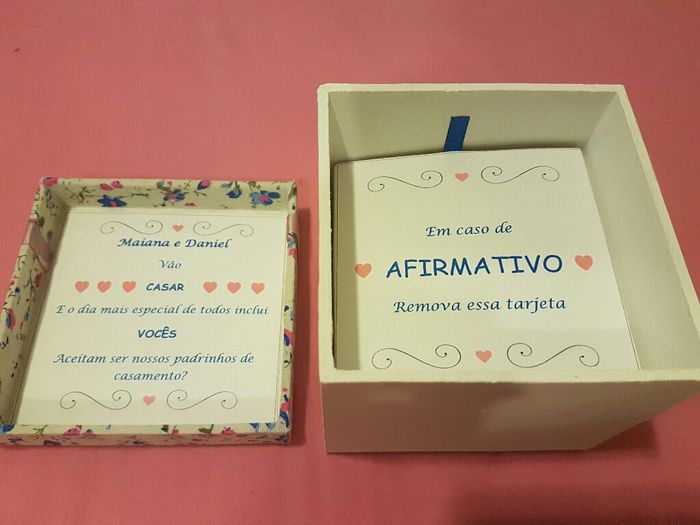 Convite padrinhos! vem ver! - 2