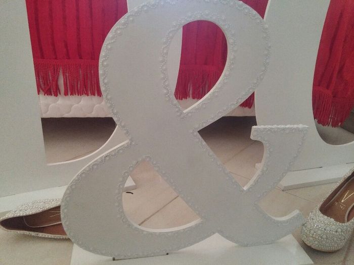 Letras do casamento ficaram lindas mas ainda falta alguma coisa - 1
