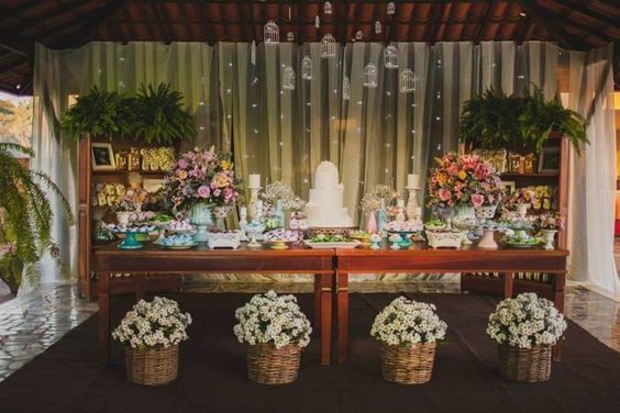 Mesa do bolo
