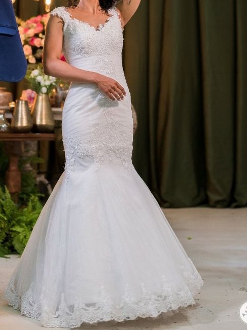 Estou vendendo meu vestido de noiva: sereia - 1