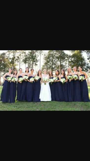 Vestidos das madrinhas "todas iguais" - 1