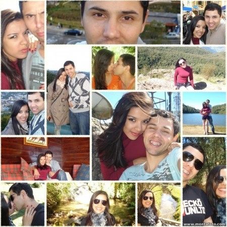 Eu e minha noiva.