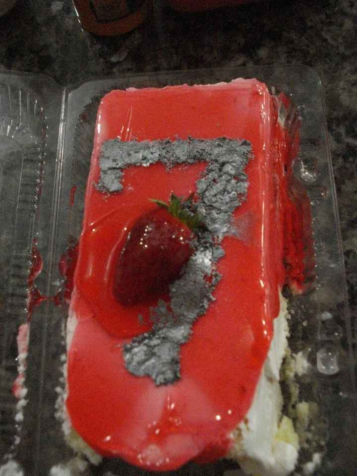 o bolo horroroso q eu fiz