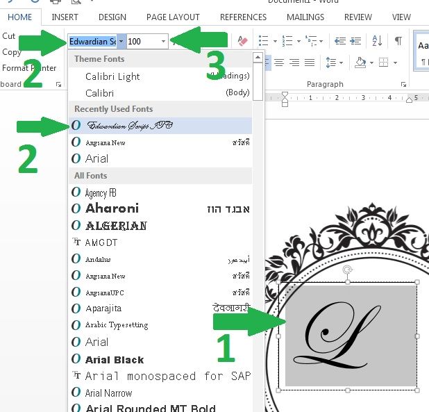 Tutorial - saiba como fazer seu monograma ou brasão 9