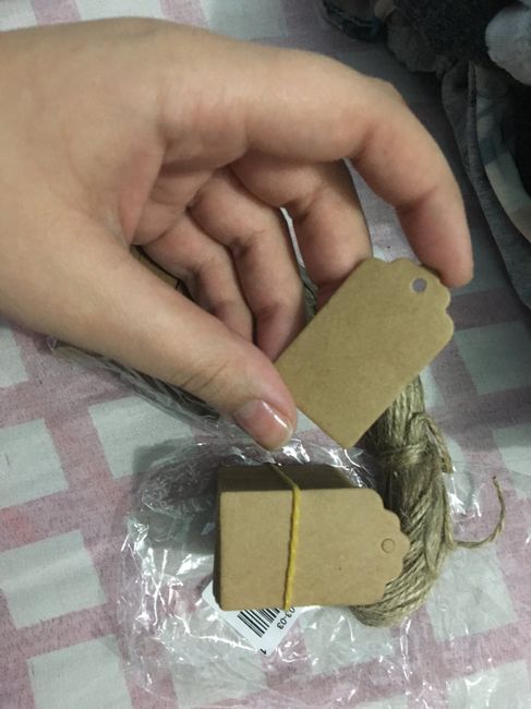 Primeira compra da China pro casamento - tags - 2