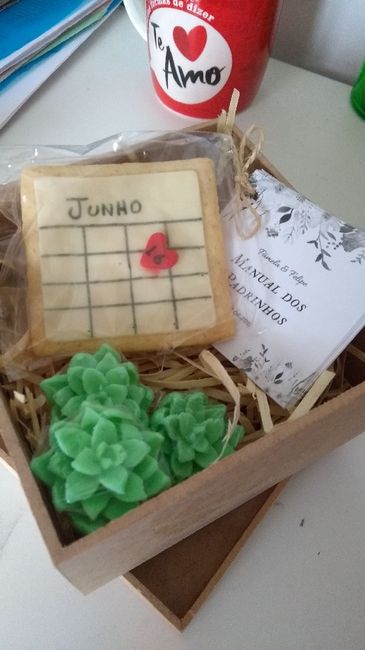 Meu convite diy para os padrinhos - 1