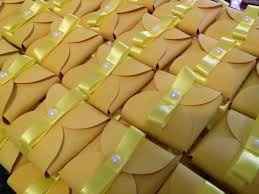 Bem casado amarelo