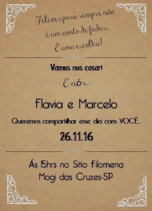 Convite Oficial!