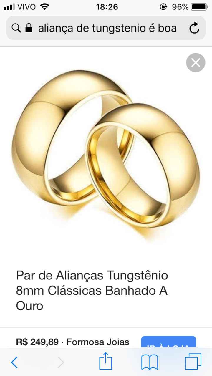 Alianças de Tungstênio são confiáveis - 1