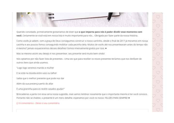 Texto no nosso site