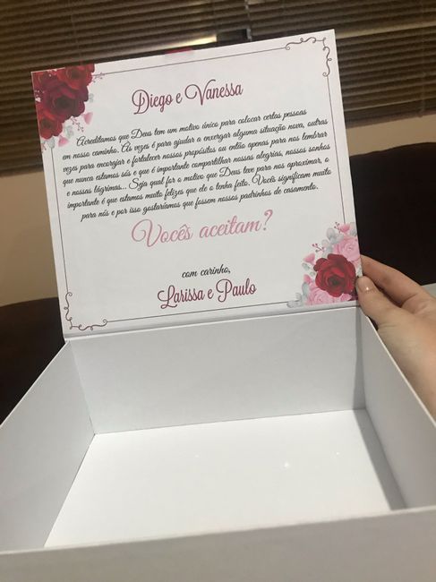 Chegou minha caixa dos padrinhos #vemver 2