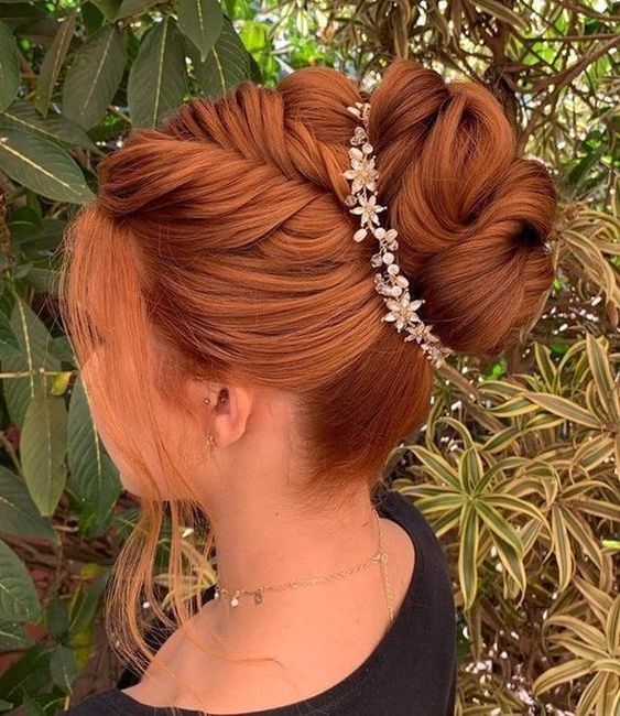 inspiração penteado preso!