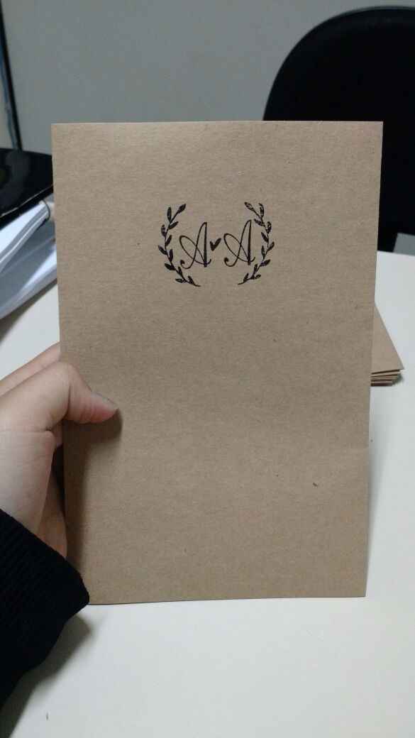Envelope dos convites!