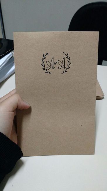 Envelope dos convites!