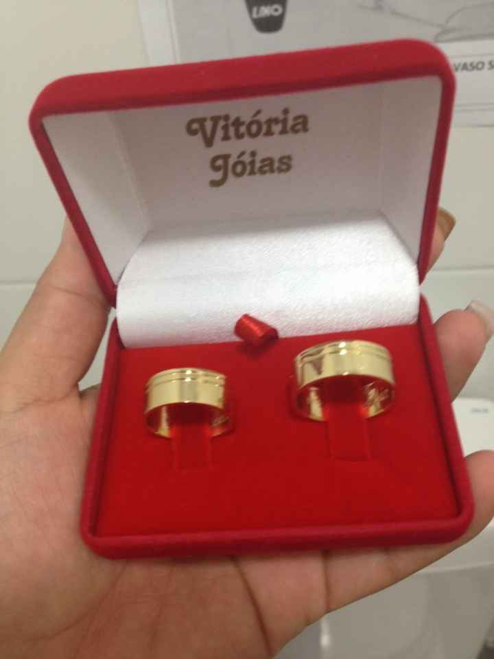 Minhas alianças estão prontas - 1