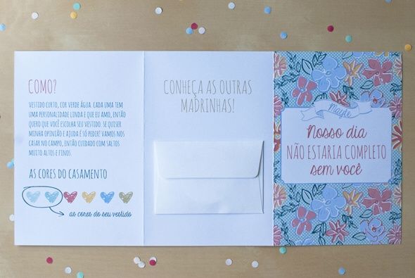 Convites para os padrinhos... dicas... - 5