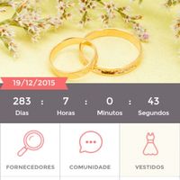 Faltam quantos dias para o seu casamento??? - 1