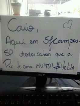 Caio, volta! :D