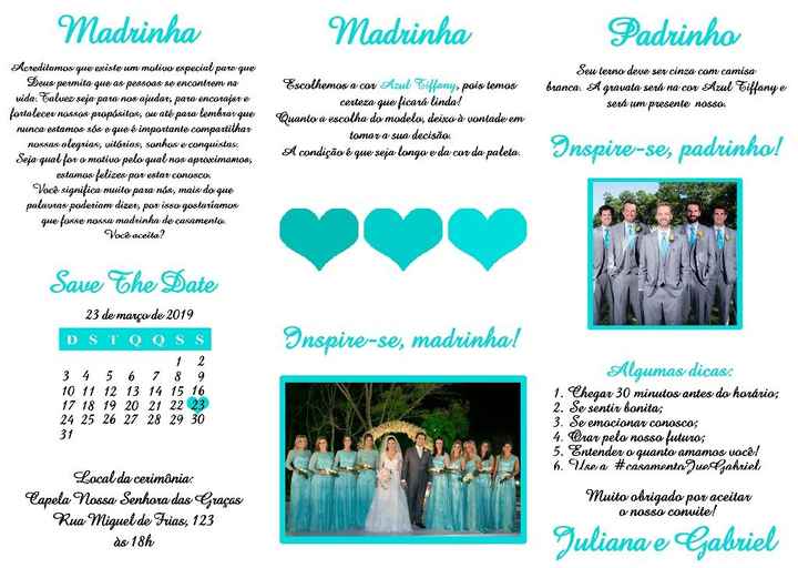 manual para madrinha