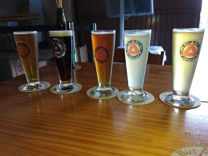 degustação de chopp na ambarina