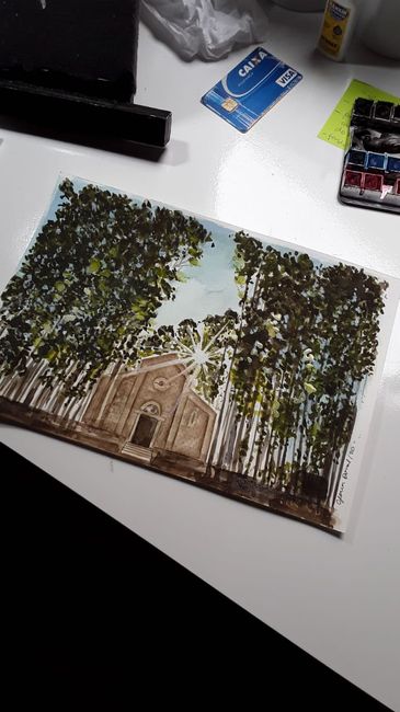 Aquarela do convite