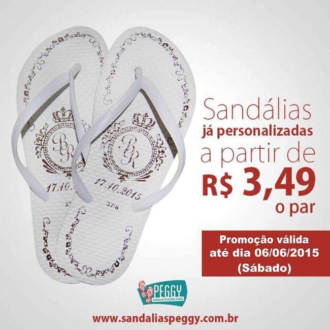 Chinelos personalizados - 1