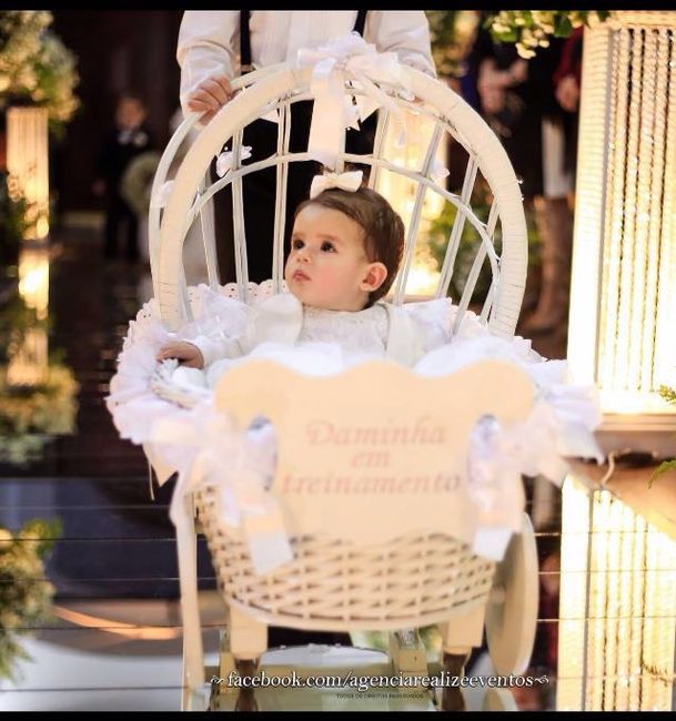 Carrinho de bebe para casamento - 1