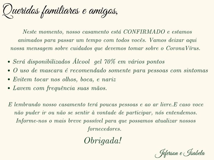 Abril de 2020 vocês vao adiar? 1