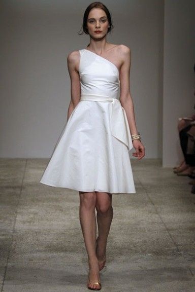 Vestido de um ombro só - noivas