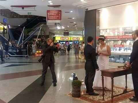 Casamento no shopping 