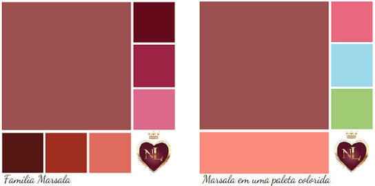 Paleta de cores: que cor combina com vermelho escuro? - 9