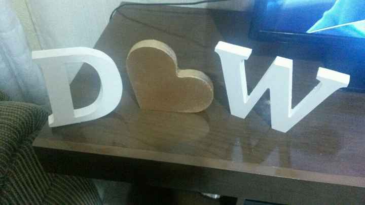 Sugestão de decoração letras mdf - 1