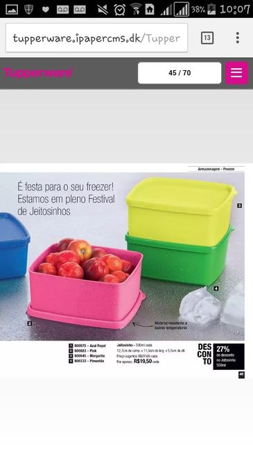 Jogo: mostre suas tupperwares - 2