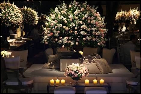Decoração rosa e branca - 1