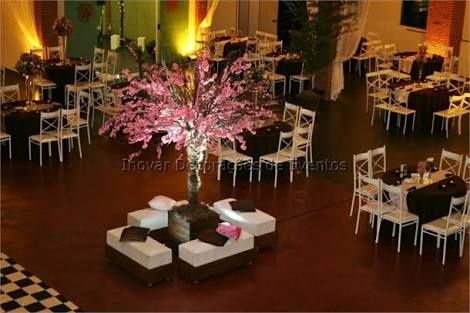 Decoração rosa e branca - 2