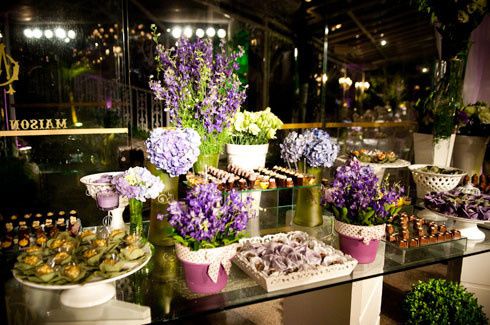 Decoração Roxo com Lilas