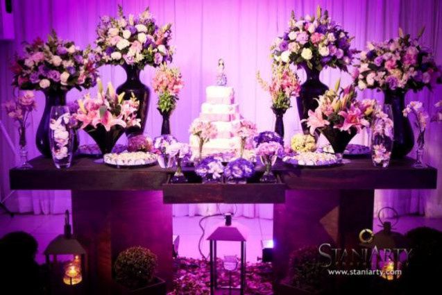 Decoração Roxo com Lilas