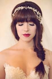 Penteado com franja