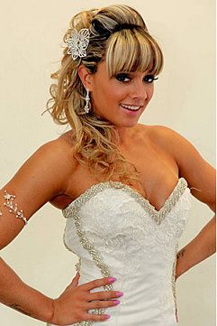 Penteado com franja