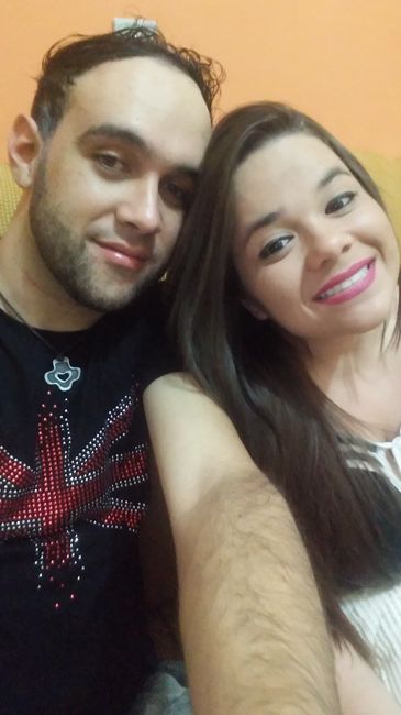 Nossa primeira foto juntos. 