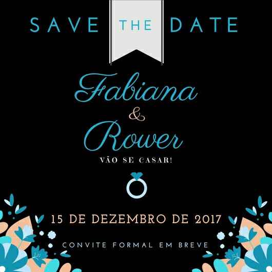 Criei meu save the date!!! vem ver! - 1