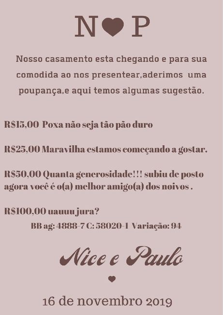 Convite ficaram prontos!!! 2