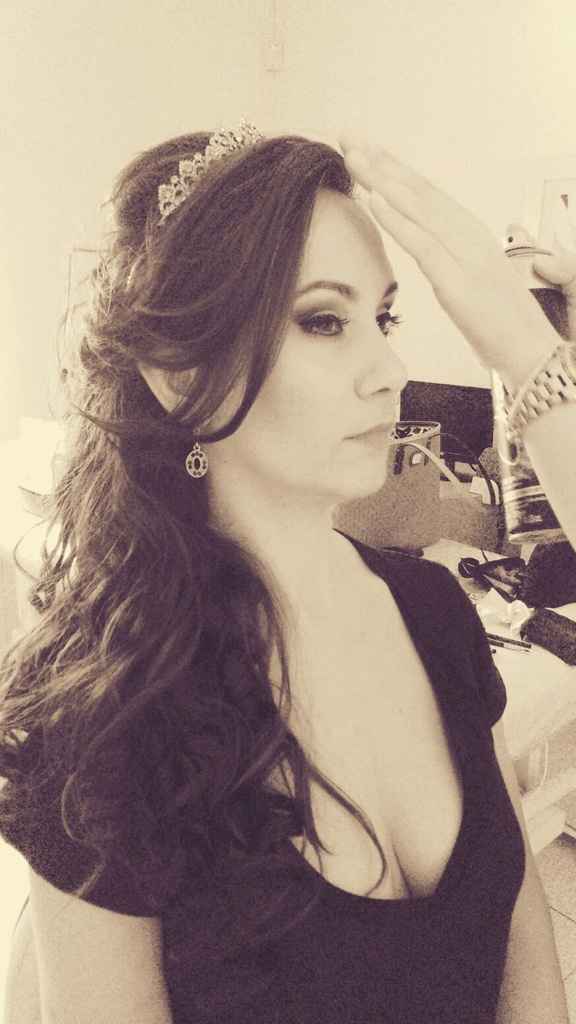 Meu teste de penteado e makeup vem ver!!! - 5