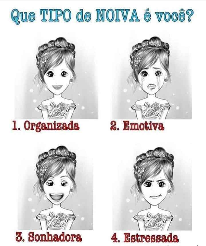 Qual tipo de noiva você é? - 1