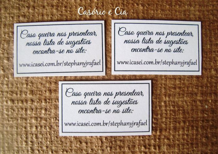ALgumas opções de texto para as TAGs